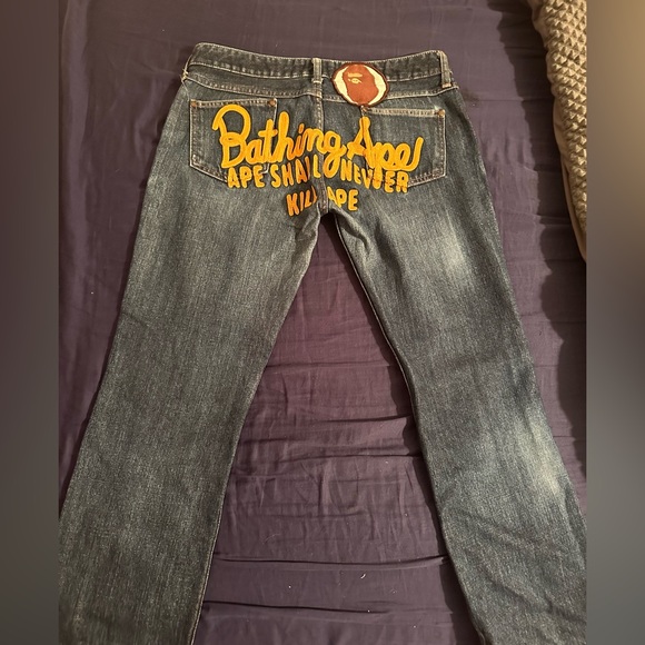 Bathing ape low rise jeans - Picture 2 of 5